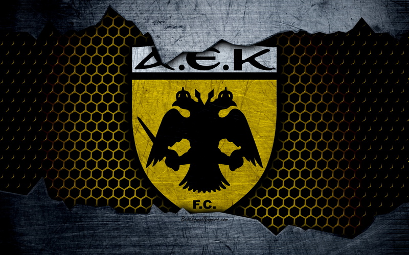 Soccer, Logo, AEK Athens F.C., 4K, Emblem