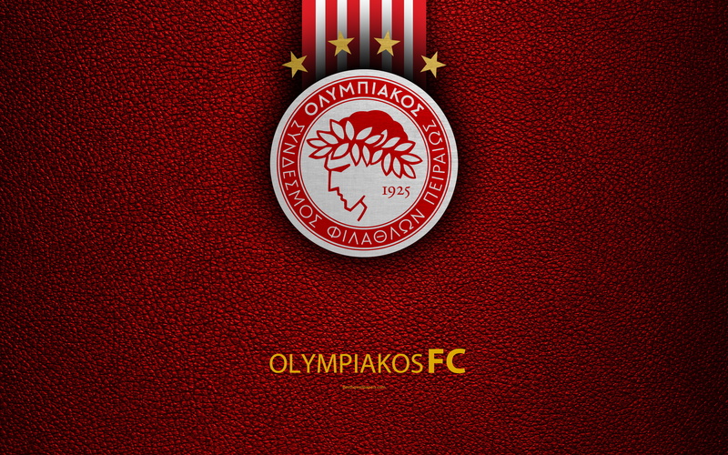 Soccer, Logo, 4K, Emblem, Olympiacos F.C.