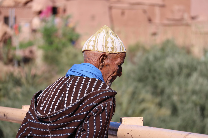 morocco, senior men, casual clothing, 2K, waist up, males, berber, built structure, people, architecture, senior adult, lonely, thinking, africa, focus on foreground