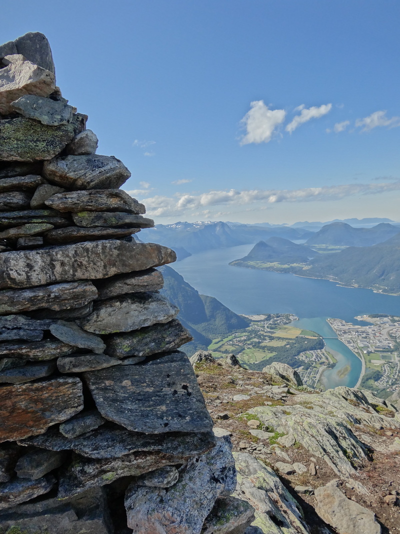 nature, day, solid, rock, outdoors, idyllic, sky, environment, landscapes, milestone, stack, tranquil scene, beauty in nature, no people, mountain, norway