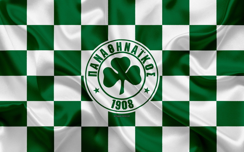 Emblem, 4K, Panathinaikos F.C., Logo, Soccer