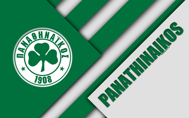 Emblem, 4K, Logo, Soccer, Panathinaikos F.C.