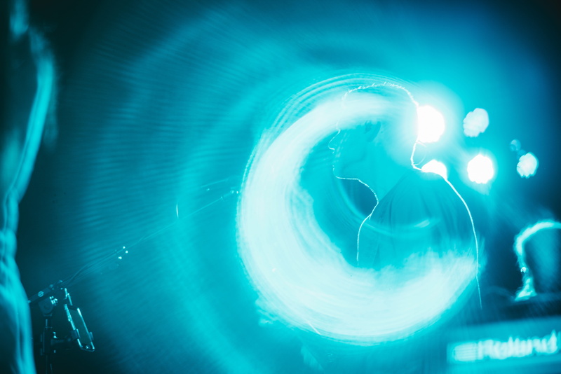 technology, circle, sport, diving, jesu, reflect, turquoise colored, close-up, light - natural phenomenon, person, nightlife, united states, indoors, guitar player