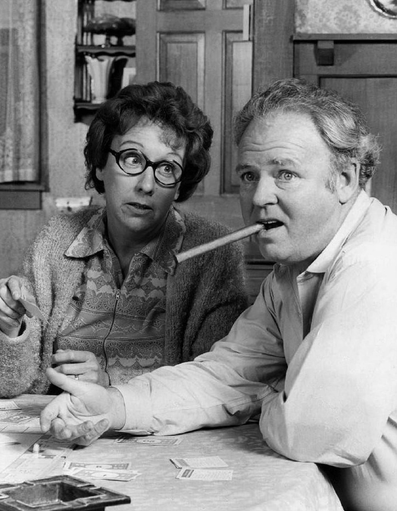 series, portrait, 1080P, entertainment, senior adult, casual clothing, vintage, looking at camera, edith, jean stapleton, mature adult, women, lifestyles