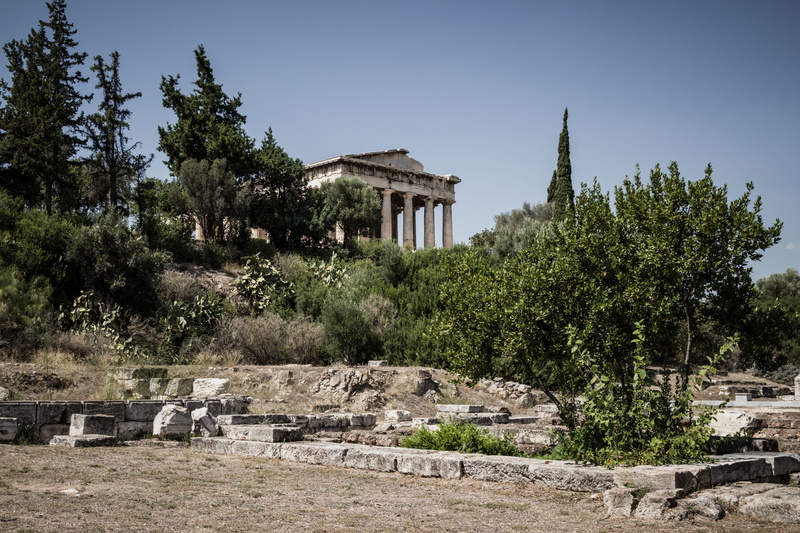 ancient civilization, architecture, day, archaeology, architectural column, old ruin, skyline, sky, greece, visit, old town, athen, old, clear sky, history