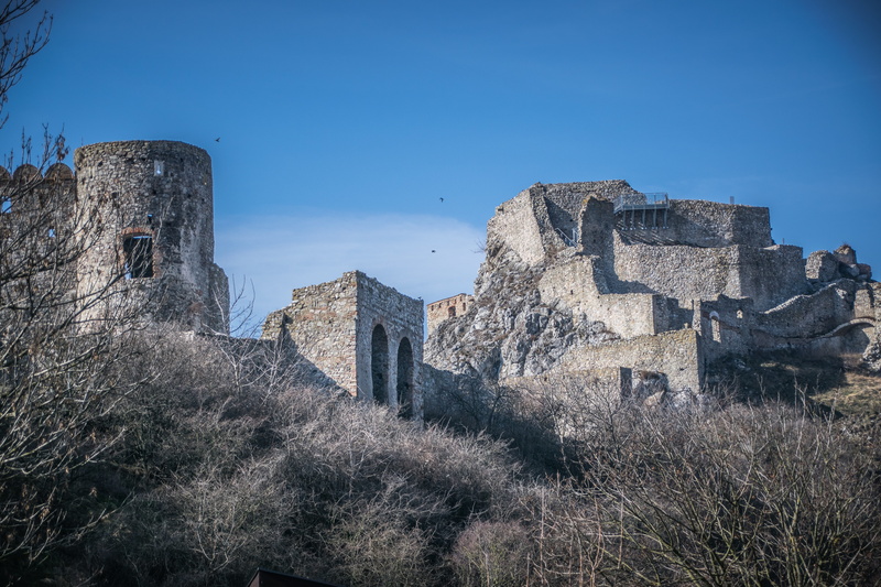 blue, architecture, ruins, 5K, medieval, built structure, ancient, day, old, outdoors, building exterior, building, ruined, travel destinations, tree