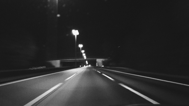 vanishing point, lighting, dividing line, road, motion, illuminated, direction, transportation, no people, highway, crystal, overpass, car, street, the way forward