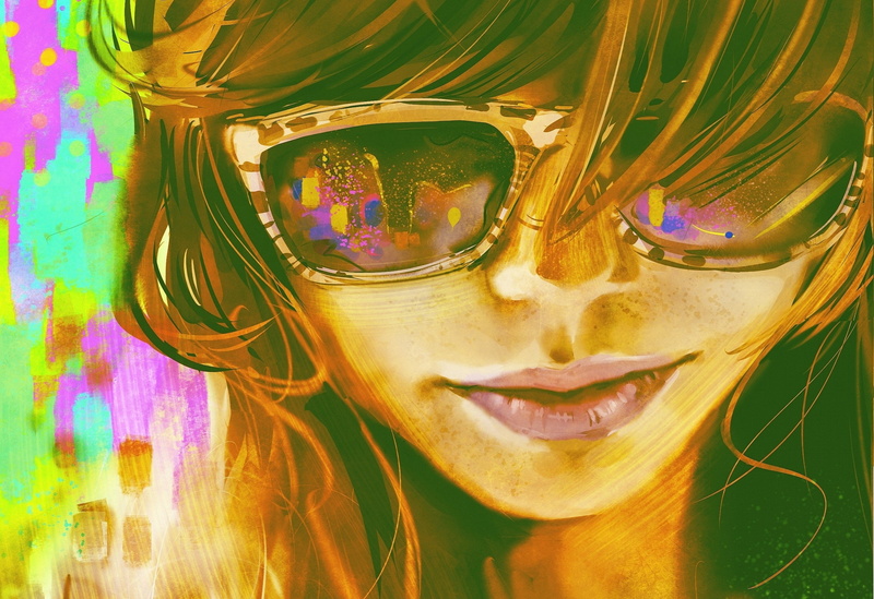 huge, clouds, landsc, goggles, hd, jacket, women, ski, art, downblouse, winter, 2K, mountains, blondes, nature, snow, necklaces