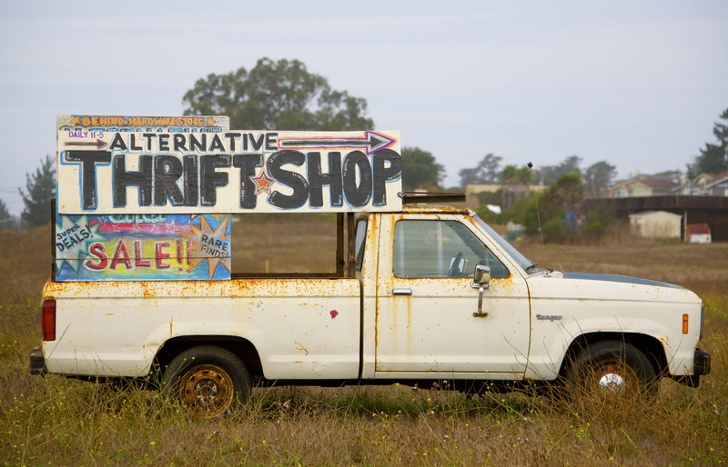 stationary, motor vehicle, van, outdoors, vintage, nature, sign, car, side view, communication, 5K, focus on foreground, architecture, land Vehicle, signage