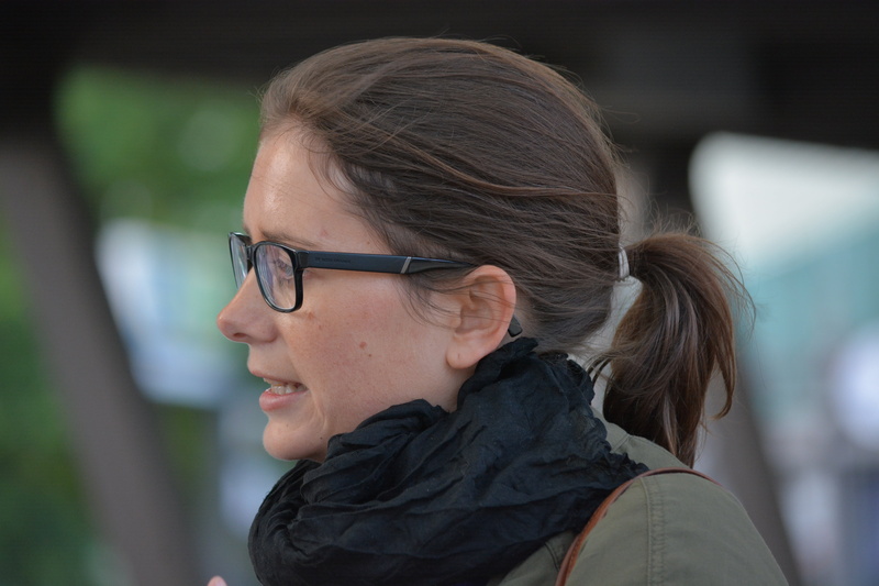 adult, portrait, black, line, scarf, hairstyle, woman, young adult, contemplation, competence, glasses, personal, eyeglasses, looking away, lifestyles