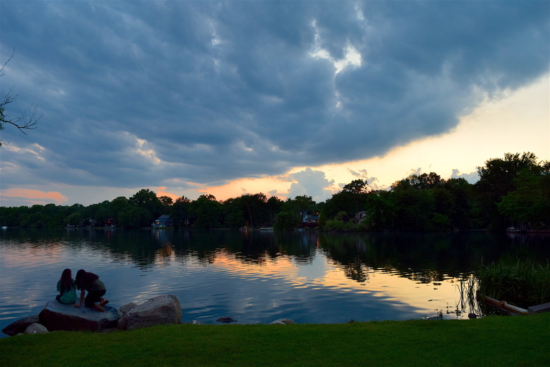 color, plant, evening, outdoors, outdoor, tranquil scene, rock, natural, scenics - nature, no people, sky, light, cloud - sky, children, twilight, blue