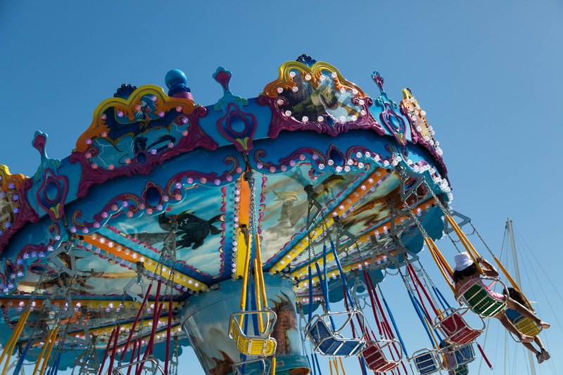 5K, enjoyment, traveling carnival, representation, carousel, no people, city, multi colored, lifestyle, happy, carnival, children, town, purple, day, outdoors