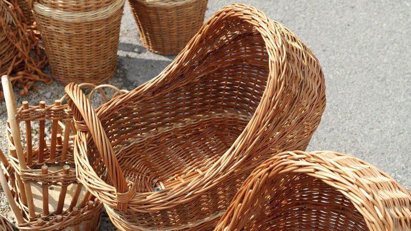 creativity, Prams, Woven, close-up, Bassinet, textured, container, basket ware, still life, doll prams, retail, wood, reputed, large group of objects, natural material