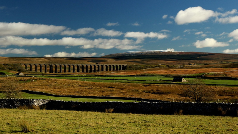 Ribblehead Viaduct, Bridges, 1080P