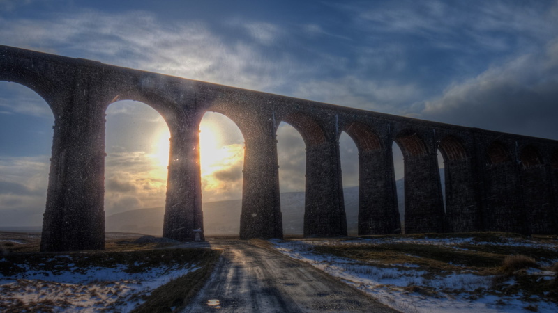 Ribblehead Viaduct, Bridges, 1080P