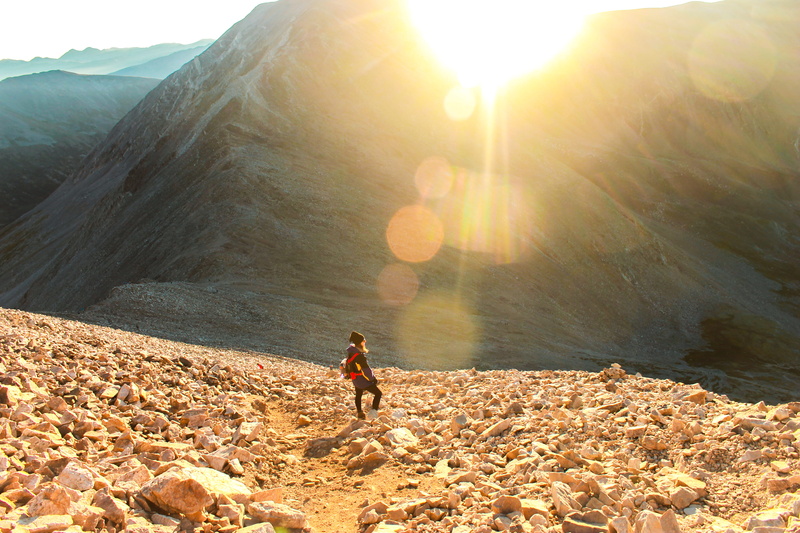 hiking, woman, alma, 4K, solid, nature, men, beauty in nature, sunlight, tranquility, united states, sunrise, real people, one person, colorado, girl