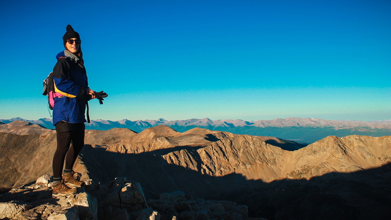 2K, scenics - nature, colorado, front view, casual clothing, united states, beauty, feminism, alma, peak, victory, top, women, rock, smile, nature, rock - object