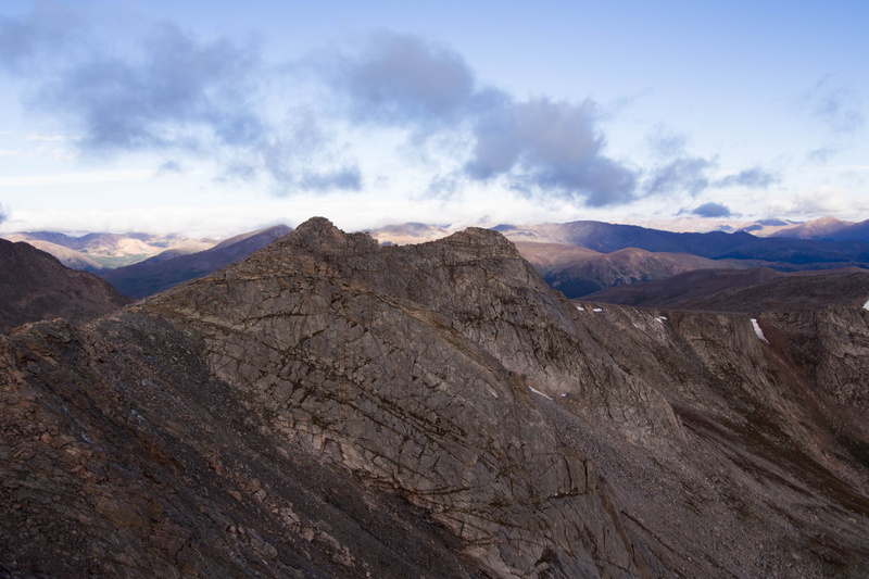 mountain peak, crag, arid climate, physical geography, 14er, peak, rock - object, solid, scenics - nature, adventure, rock, cloud, photography, mountain range