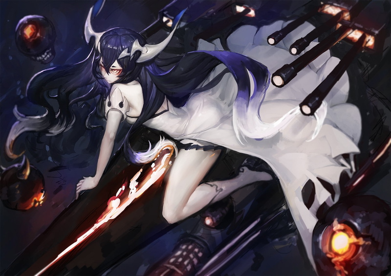 Kantai Collection, anime, anime girls, 720P, Anchorage Water Demon