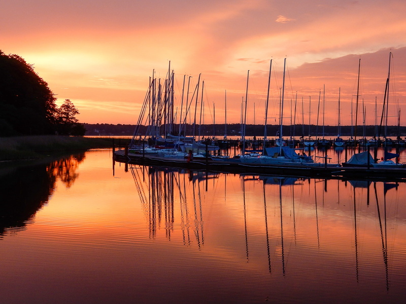 mast, reflection, scenics - nature, transportation, harbor, peaceful, nature, water, abendstimmung, anchorage, beauty in nature, marina, tranquility, mirroring