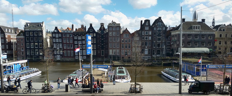 crowd, sea, architecture, built structure, large group of people, street, building exterior, building, day, ferry, water, Port, nature, 5K, city, Netherlands