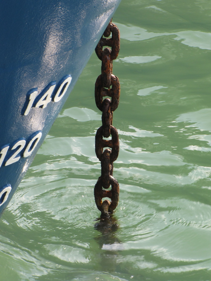 iron, anchor, 2K, metal, seafaring, day, sea, port, stainless, texel, detail of a ship, rippled, boot, anchorage, post, chain, lake, close-up, shipping