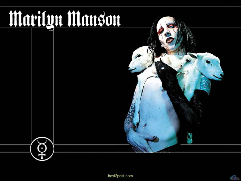 heavy, shock, glam, manson, marilyn, industrial, gothic, 720P, metal
