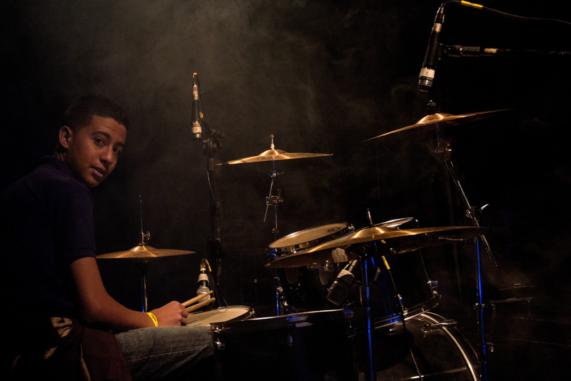 cymbal, musical Band, performing Arts Event, pop Musician, Instrument, drum, performance, stage, real people, rock Music, black background, percussion Instrument