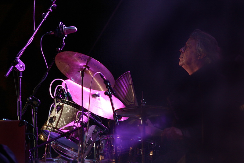 one person, nightlife, band, event, drummer, musical equipment, instrument, jazz music, drum - percussion instrument, playing, stage, rock music, drums