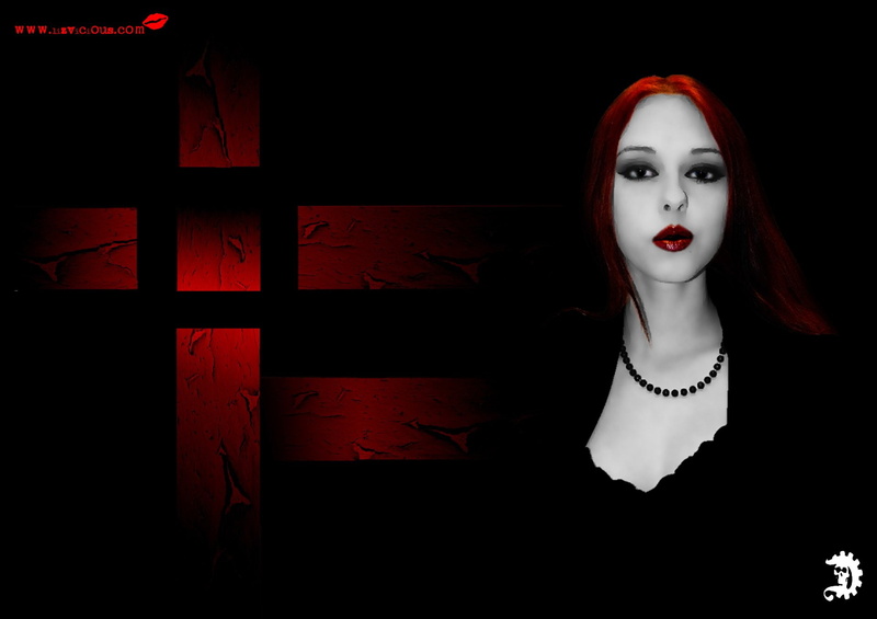 Gothic, Liz Vicious, 1080P, Photoshop, Dark