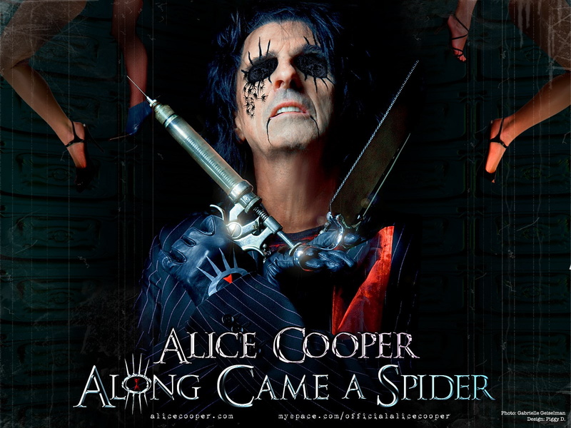 black background, young adult, males, communication, mid adult women, looking at camera, real people, mature adult, digital composite, lifestyles, alice cooper
