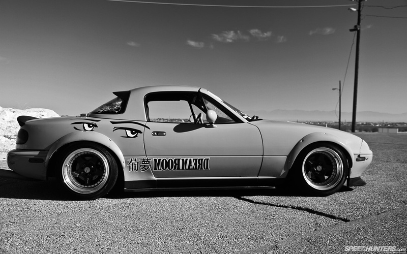 hd, 1080P, miata, mazda, cars, bw