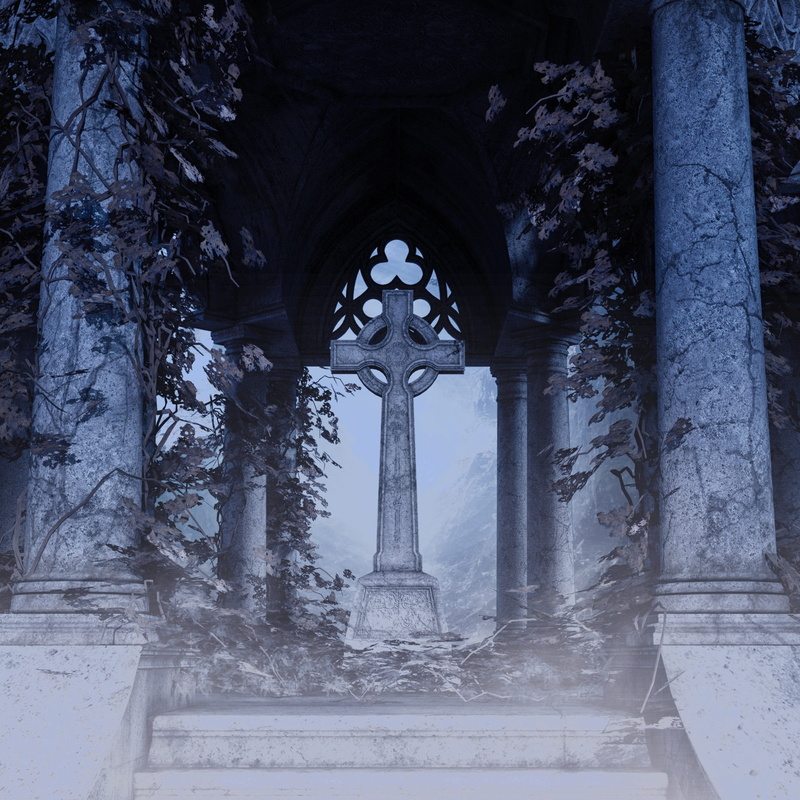 cross, religion, plant, art and craft, history, nature, cold temperature, building exterior, steps, outdoors, day, snow, low angle view, architectural column