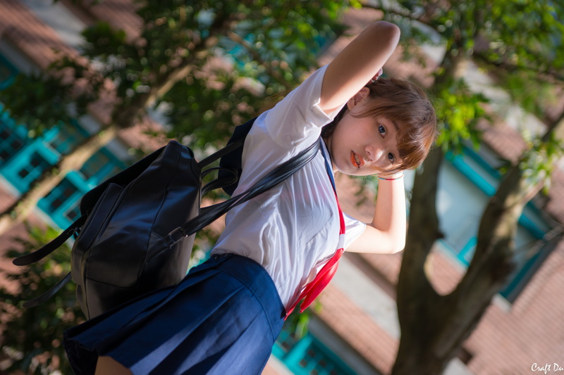 Asian, women, school uniform, 5K, portrait