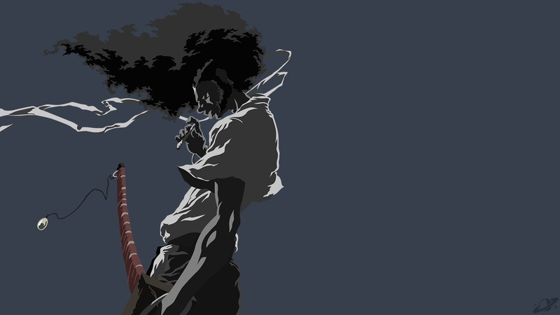 Afro Samurai, Anime, Sword, Katana, 1080P, Weapon, Black Hair