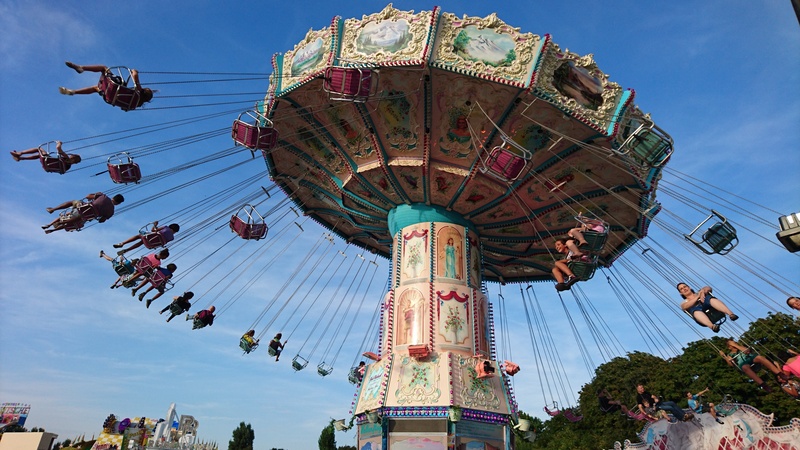 men, festival, chain swing ride, fair, fun, crowd, women, adult, folk festival, day, enjoyment, human, amusement park, lifestyles, large group of people