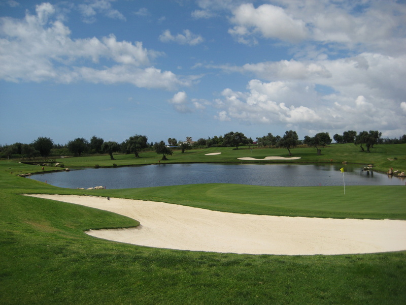 day, sand pit, nature, field, activity, plant, lake, water, sport, hole, golf Course, green Color, no people, absence, leisure activity, sand Trap, lawn