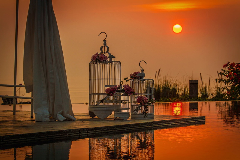 adult, transportation, sky, night, orange color, standing, plant, nautical vessel, silhouette, wedding, built Structure, water, urban Scene, men, cultures