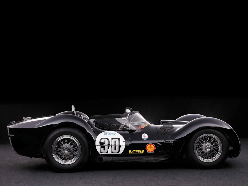 retro, supercar, supercars, maserati, 1080P, 1959, racing, tipo, race, birdcage, 6 1