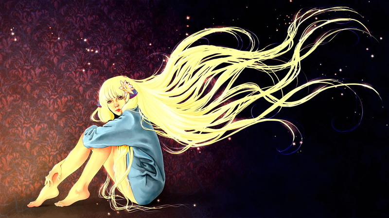 anime girls, Chobits, anime, blonde, 1080P
