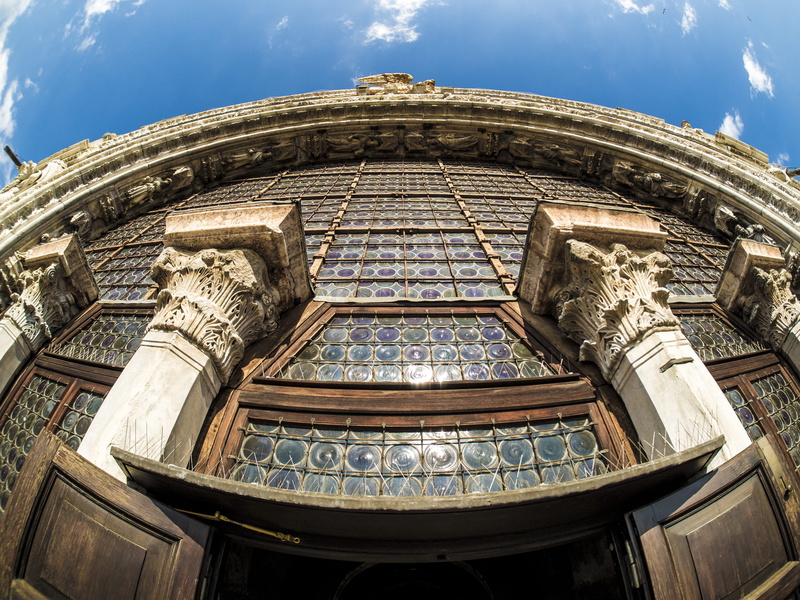 place of worship, apse, italy, 4K, ornate, porch, st mark, low angle view, cloud - sky, roof, building exterior, history, blue, pillar, day, photography