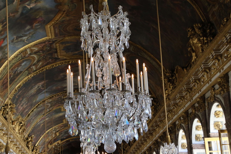 luxury, 4K, painted ceiling, french, in a row, wealth, france, palace, building, architecture, gold, pendant light, day, christals, ceiling, creativity