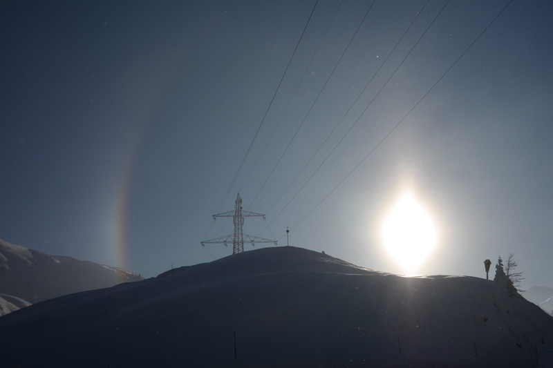 Halo, outdoors, cable, environment, connection, light, snow, scenics - nature, no people, light effect, brightly lit, architecture, winter, fuel and power generation