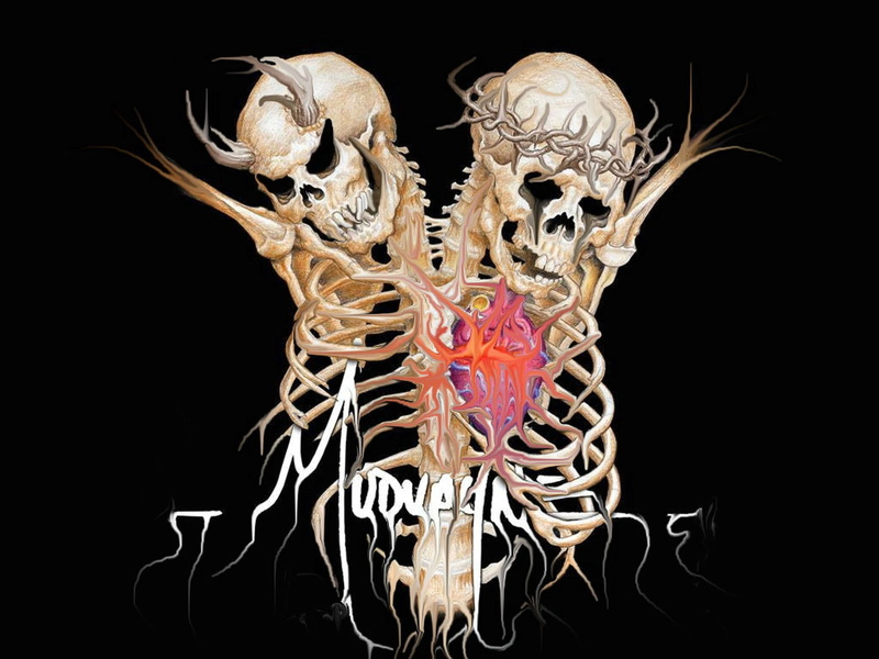 alternative, dark, nu-metal, heavy, skull, skeleton, metal, mudvayne, 1080P