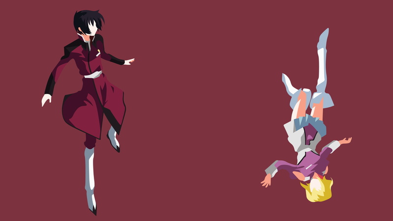 Anime, Shin Asuka, Stella loussier, Mobile Suit Gundam Seed Destiny, 1080P, Minimalist