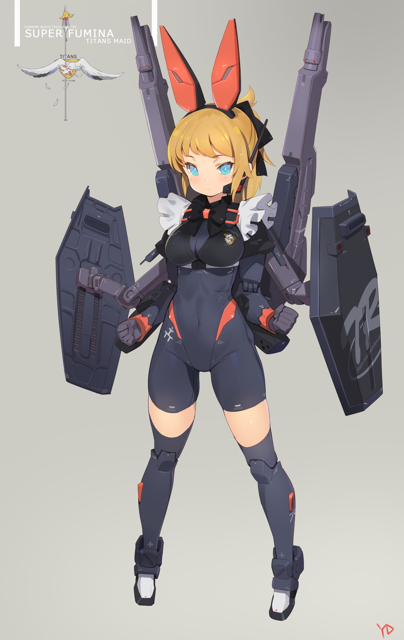front view, cut out, celebration, gundam build fighters try, one person, preparation, studio shot, adult, halloween, Anime, dressing up, bodysuit, full length