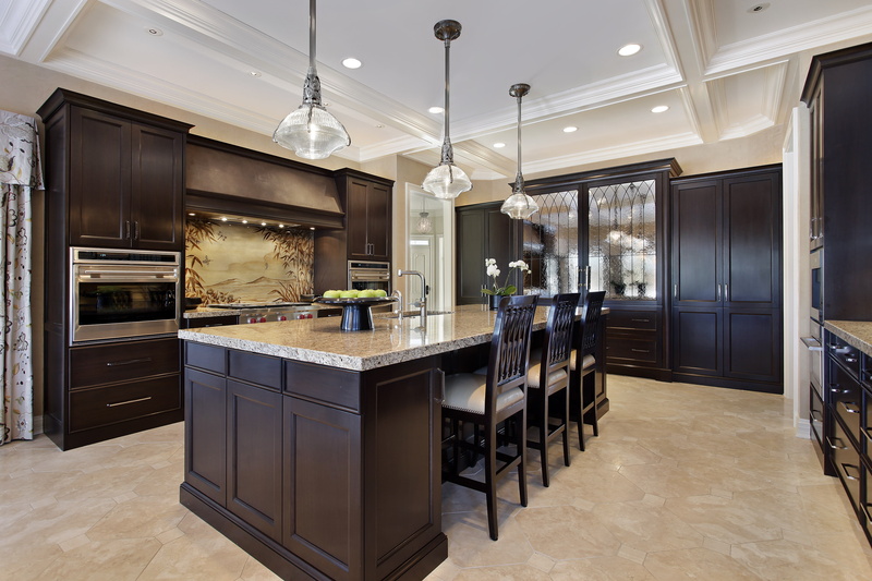 table, brown, furniture, technique, kitchen, 2K, chairs., design, chairs, chandeliers, wooden, interior desigen