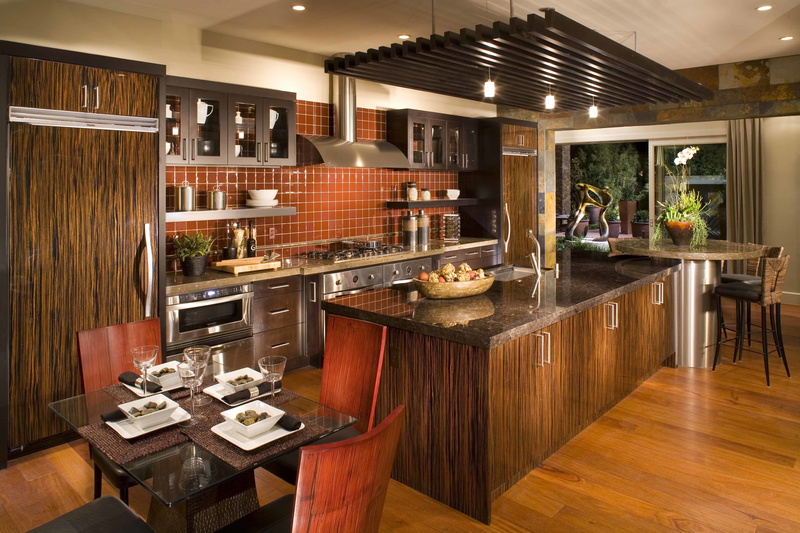 food and drink, table, no people, indoors, design, wood - material, luxury, modern, home showcase interior, cabinets, set, patio, home, wood, clear, furniture