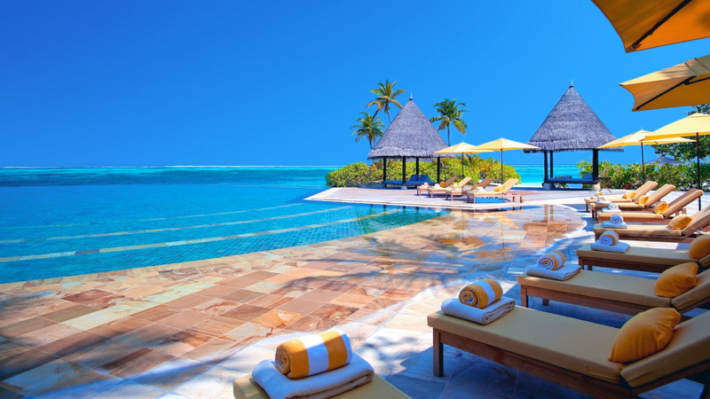 brown, outdoor, 720P, hd, wooden, lot, lounge, padded, framed, leather, chaise, photography, holiday
