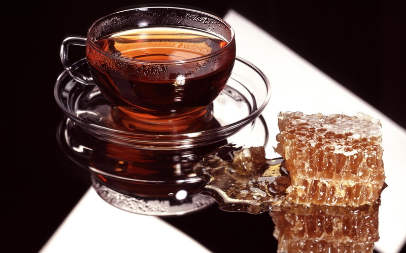 photography, glass, tea, 1920x1200, 1080P, clear, set, cup, honey
